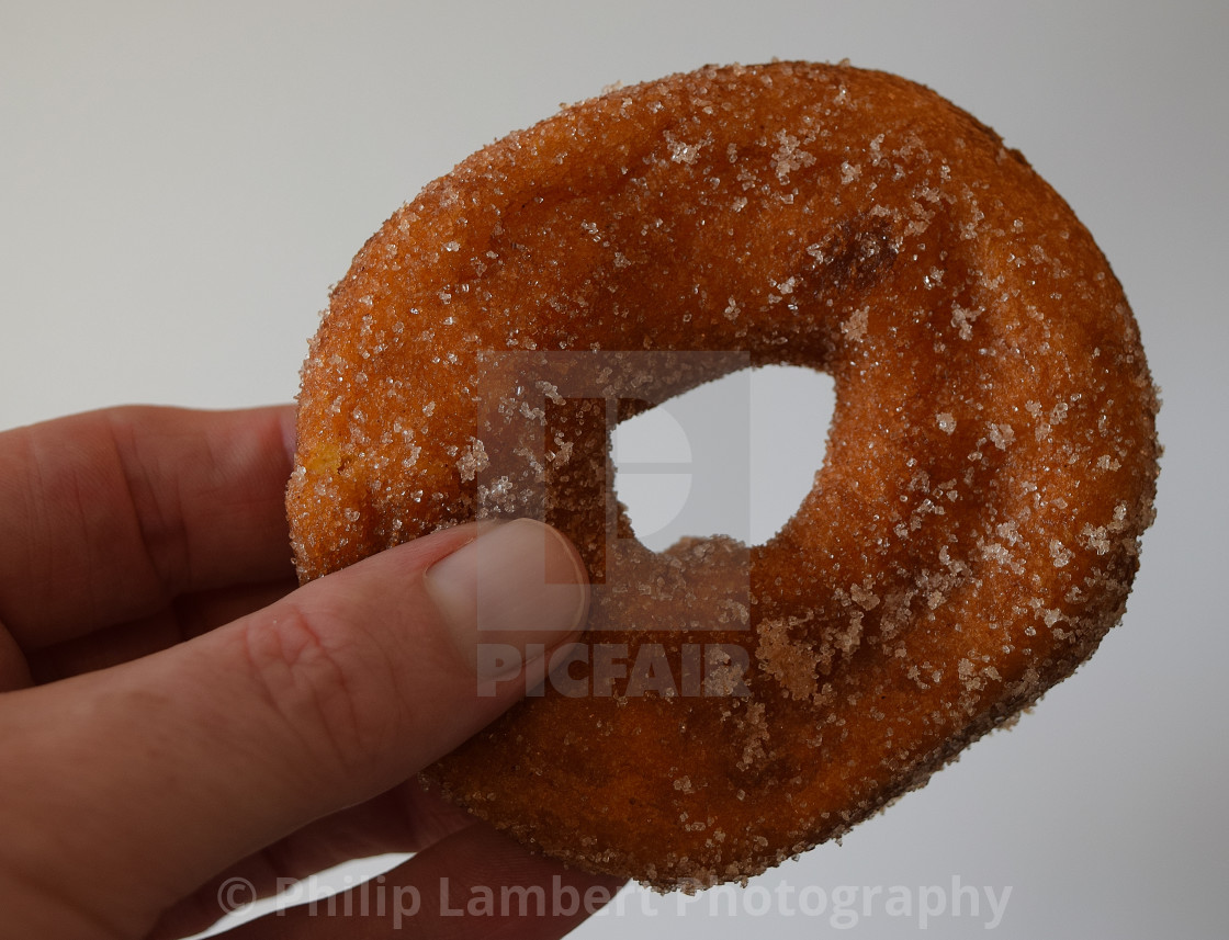 "Mama Crokett's Cider Donuts" stock image