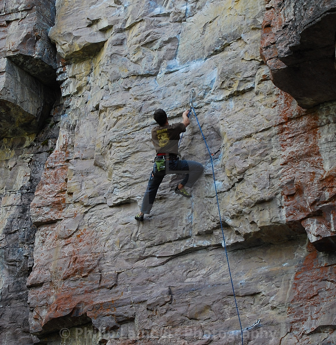 "Rock Climber Canada" stock image