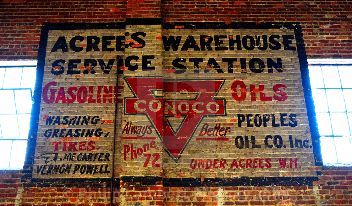 "Vintage Ghost Sign" stock image