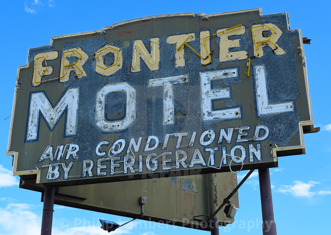 "Frontier Motel" stock image