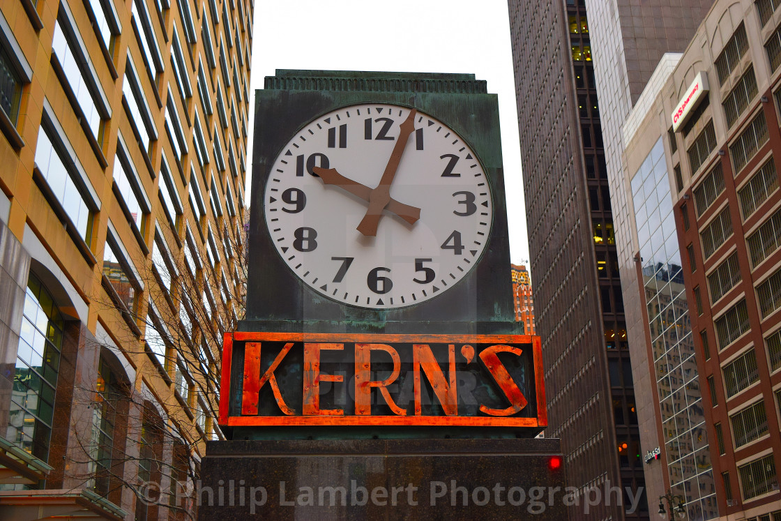 "Kern's Clock" stock image