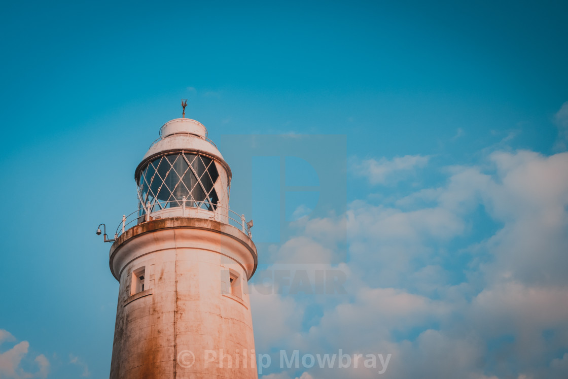"Summer glow at St. Mary's Lighthouse, North Tyneside" by Philip Mowbray - $14.78 "Summer glow at St. Mary's Lighthouse, North Tyneside" stock image