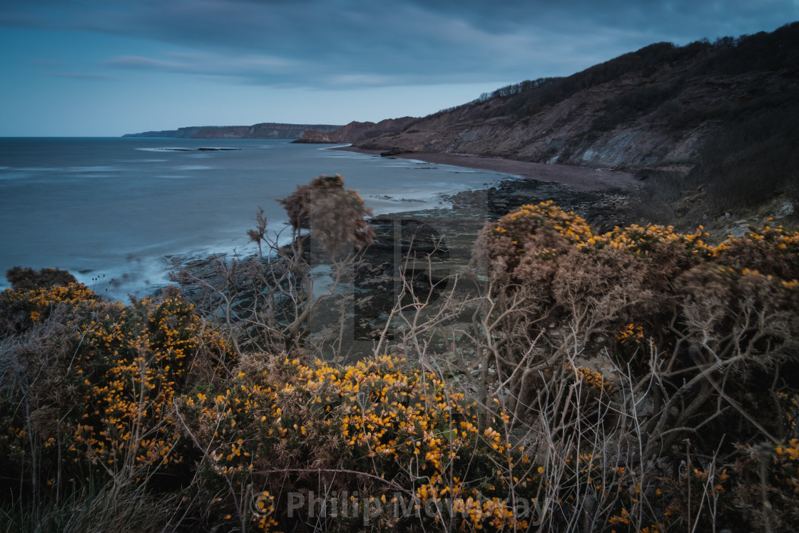 "A murky dusk at Cornelian Bay, North Yorkshire" by Philip Mowbray - $14.78 "A murky dusk at Cornelian Bay, North Yorkshire" stock image