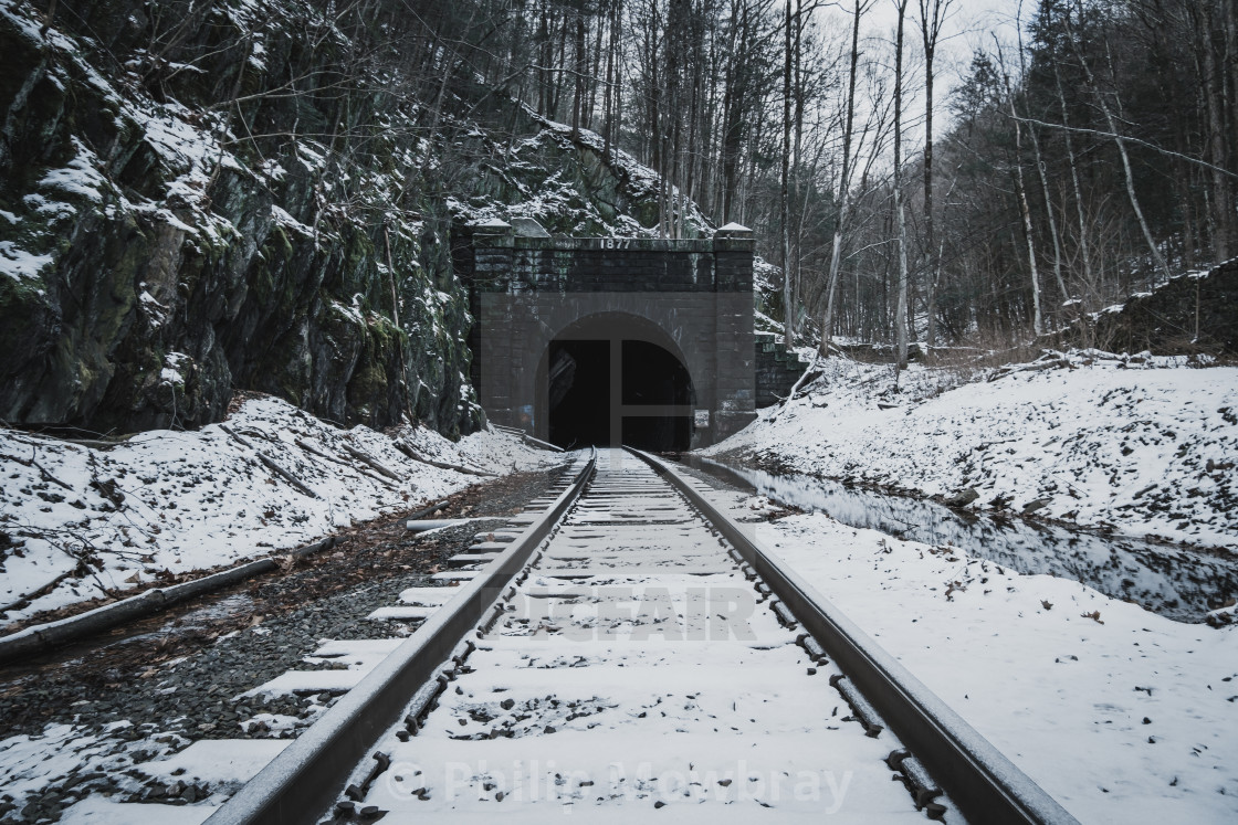 "The east entrance of the Hoosac Tunnel near North Adams in The Berkshires,..." by Philip Mowbray - $14.78 "The east entrance of the Hoosac Tunnel near North Adams in The Berkshires,..." stock image