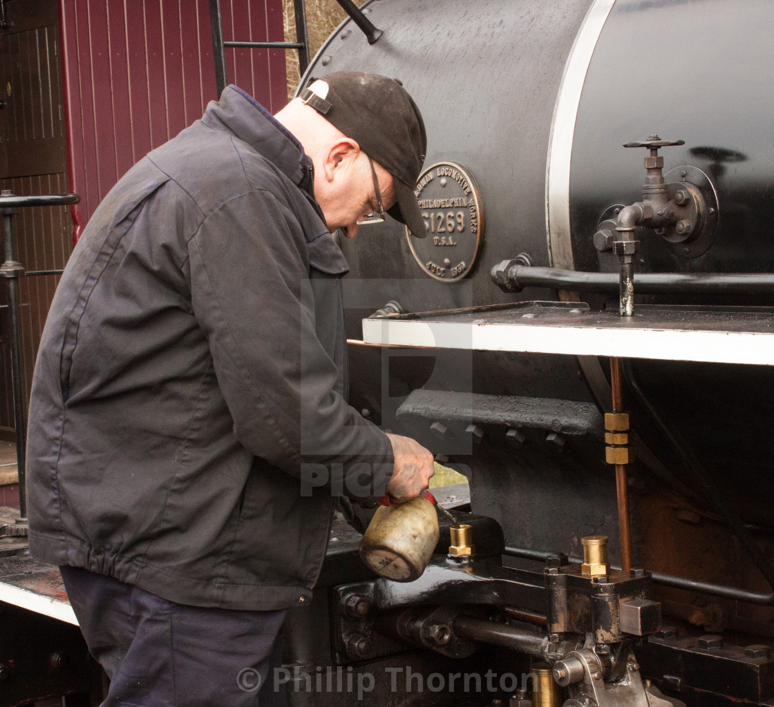 "Eifion the Engineer" stock image