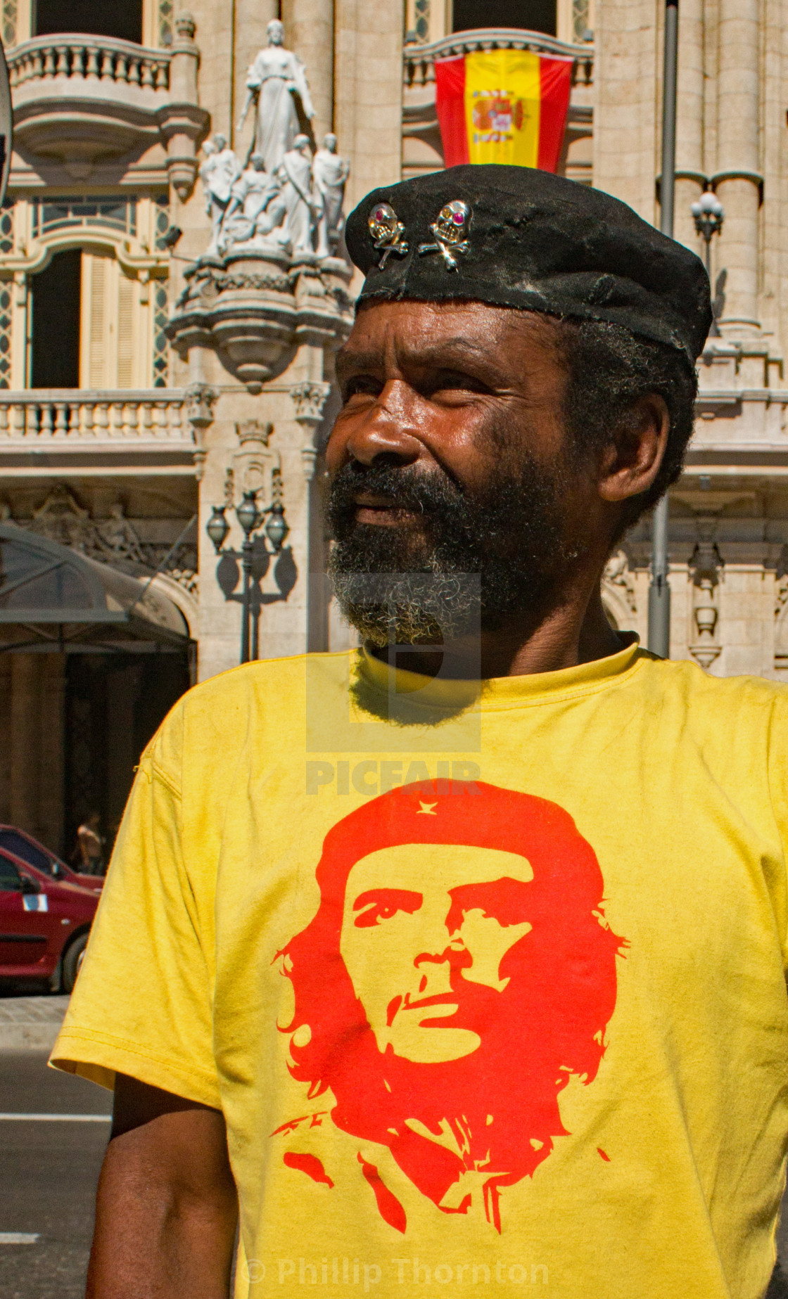 "A fan of Che Guevara" stock image