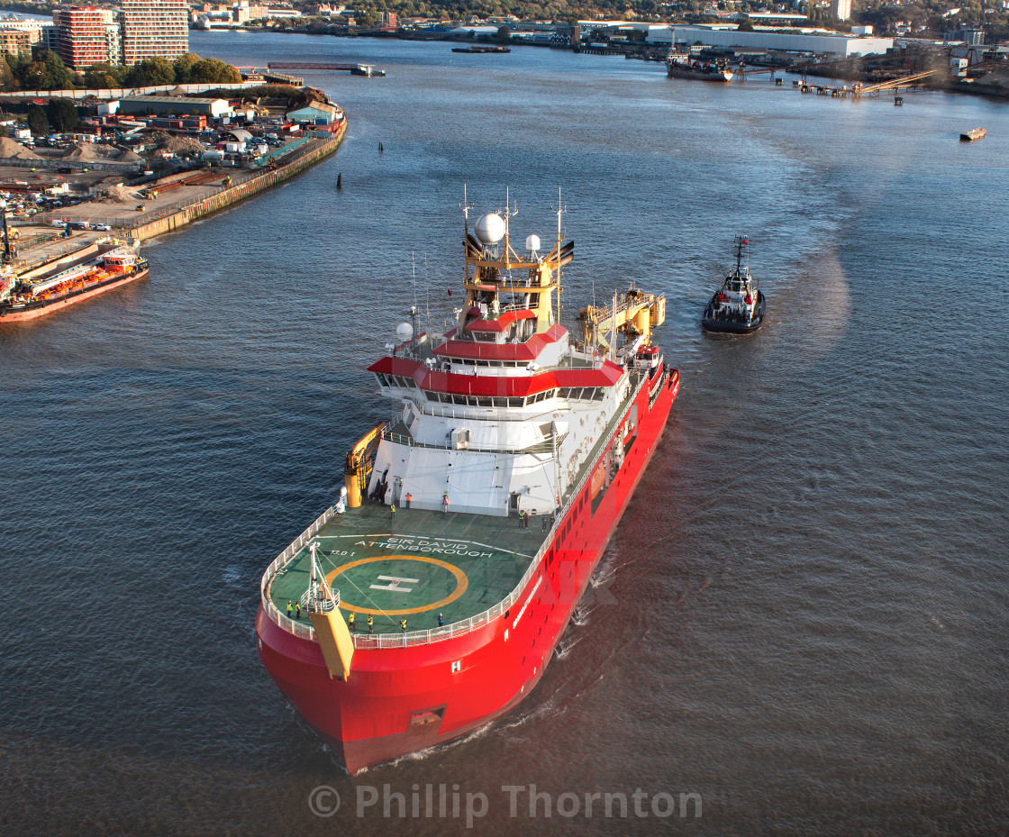 "RRS Sir David Attenborough" stock image