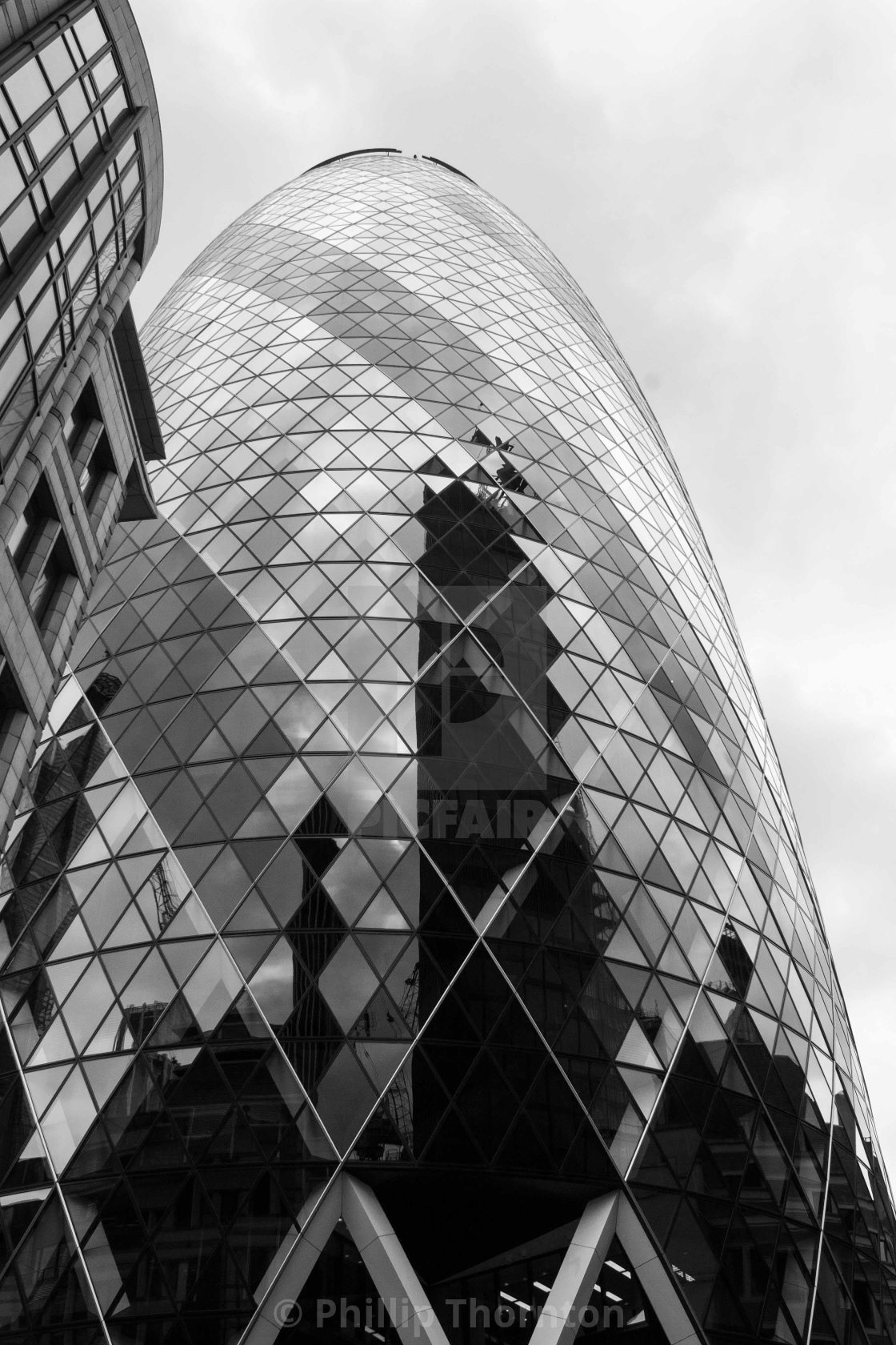 "The Gherkin" stock image