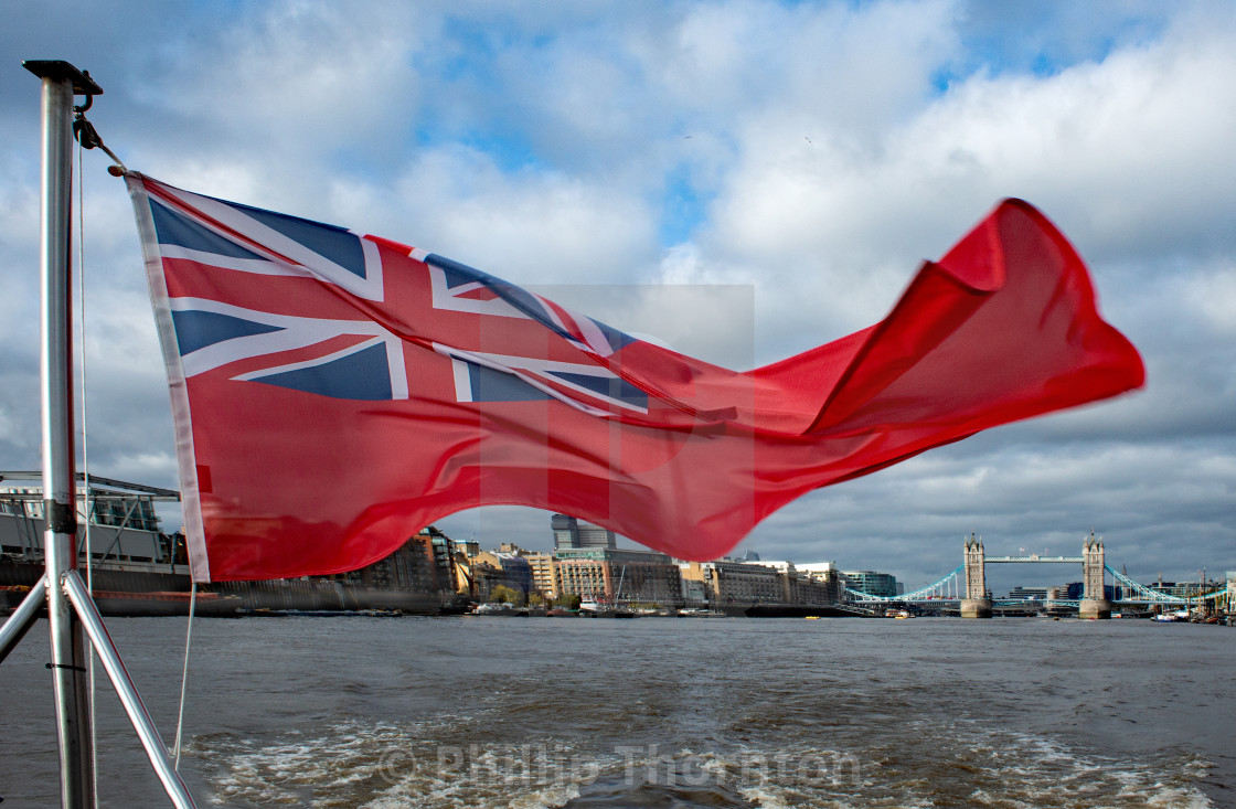 "Red Ensign" stock image