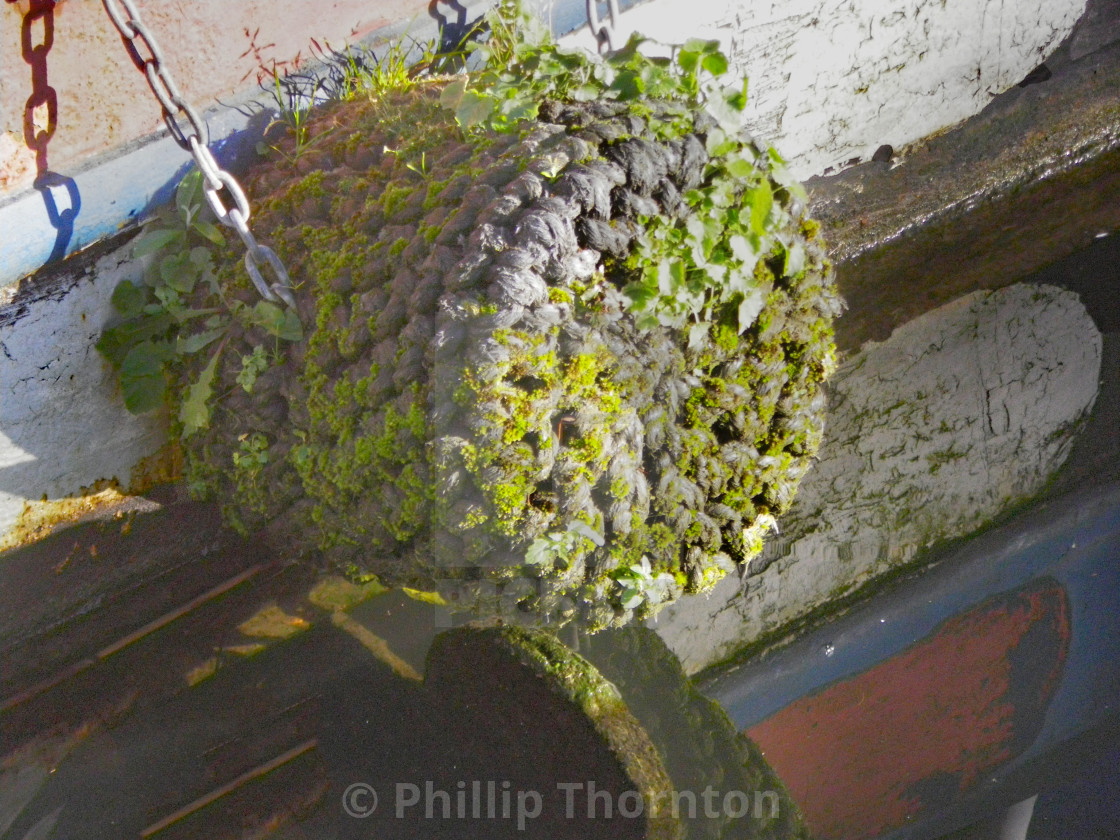 "Barge bumpers" stock image