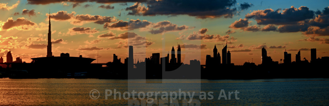 "Dubai Skyline" by Photography as Art - $13.82 "Dubai Skyline" stock image