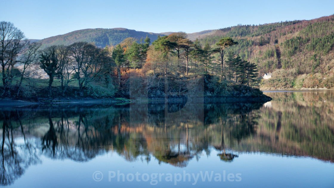 "The Estuary at Penmaenpool" stock image