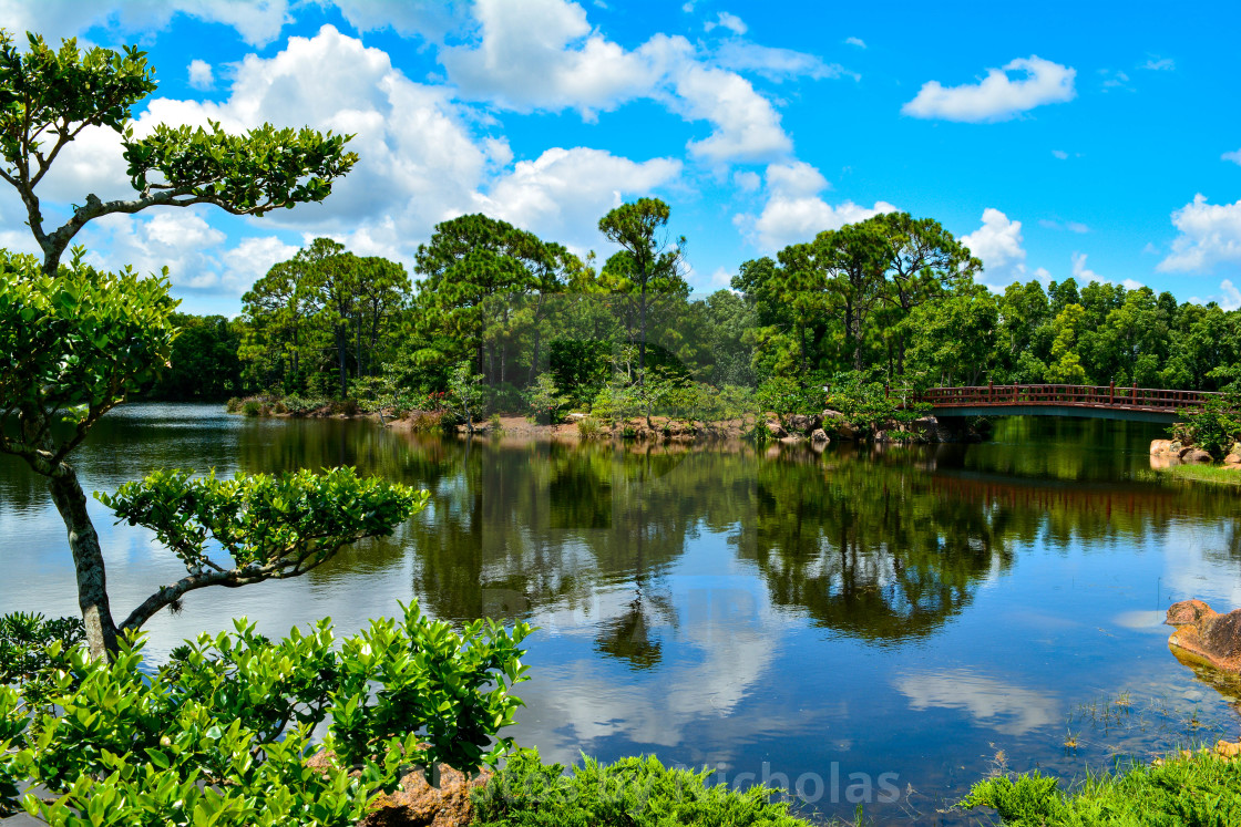 "Japanese garden." stock image