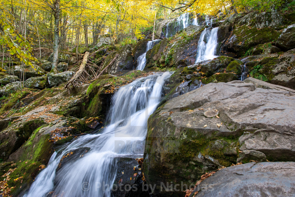 "Water falling" stock image