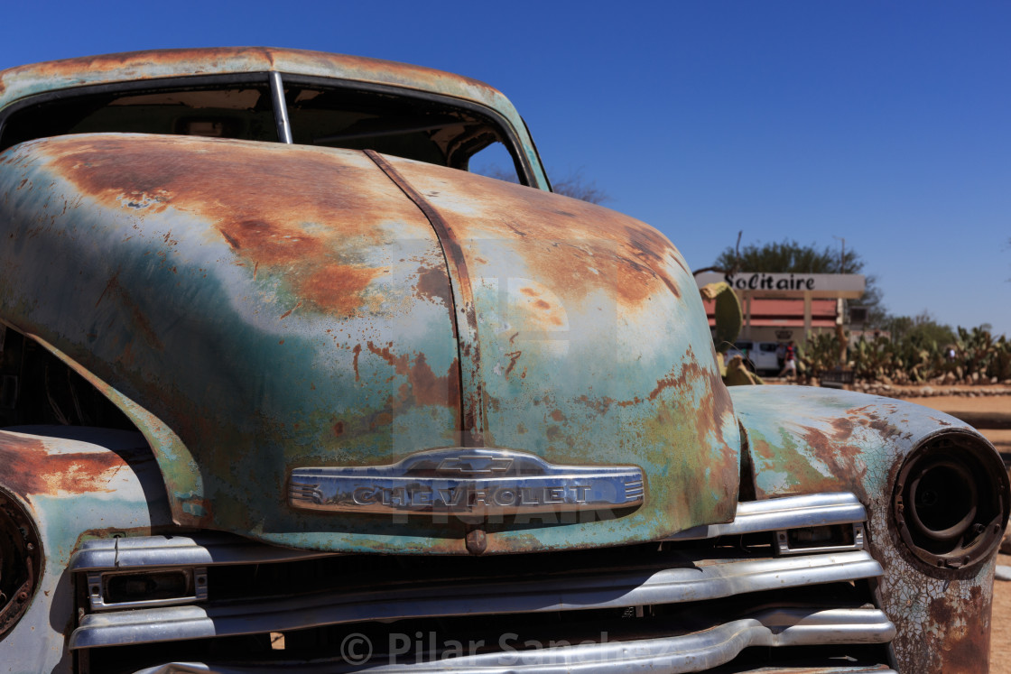 "Old Chevrolet, Solitaire" stock image