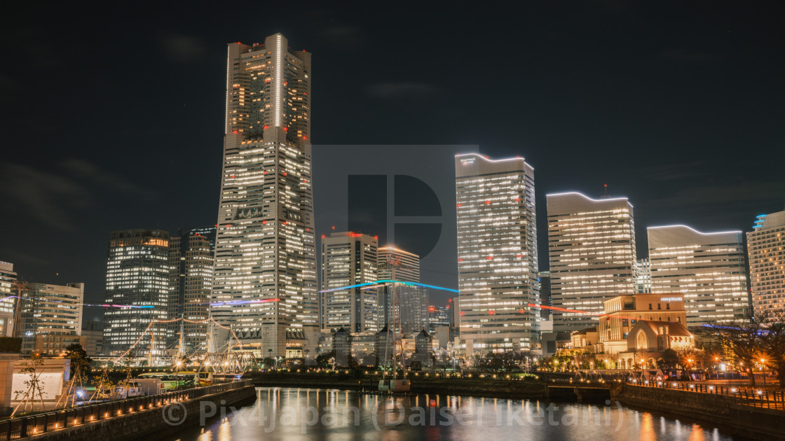 "City Skyline on Harbor Waterfront" stock image