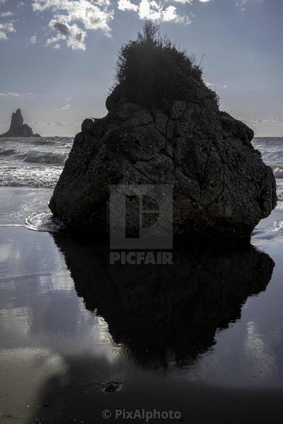 "Rock Reflection" stock image