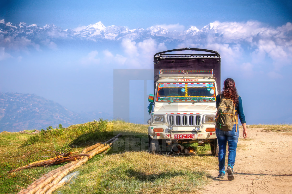 "Nepal wanderlust" stock image