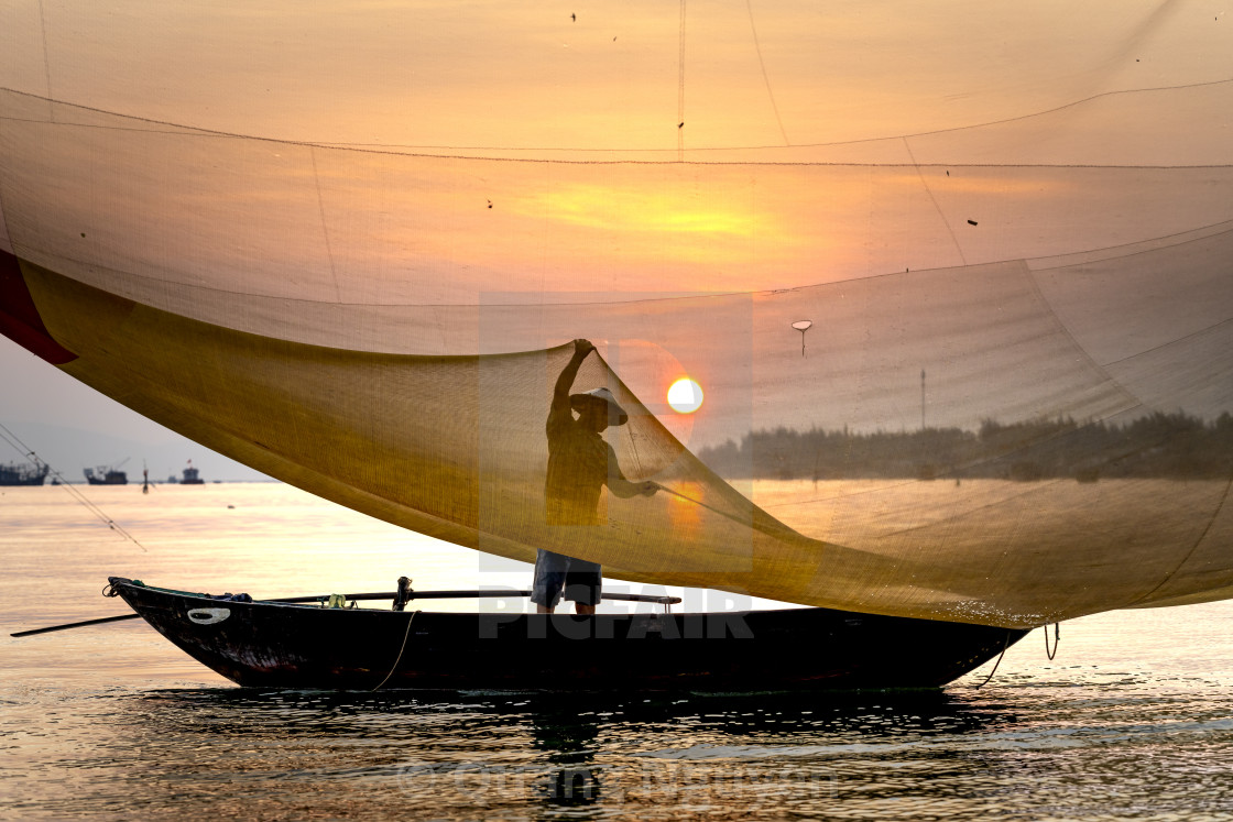 "Fishermen are working on the Thu Bon River in Hoi An, Quang Nam province, VietNam" by Quang Nguyen - $43.35 "Fishermen are working on the Thu Bon River in Hoi An, Quang Nam province, VietNam" stock image