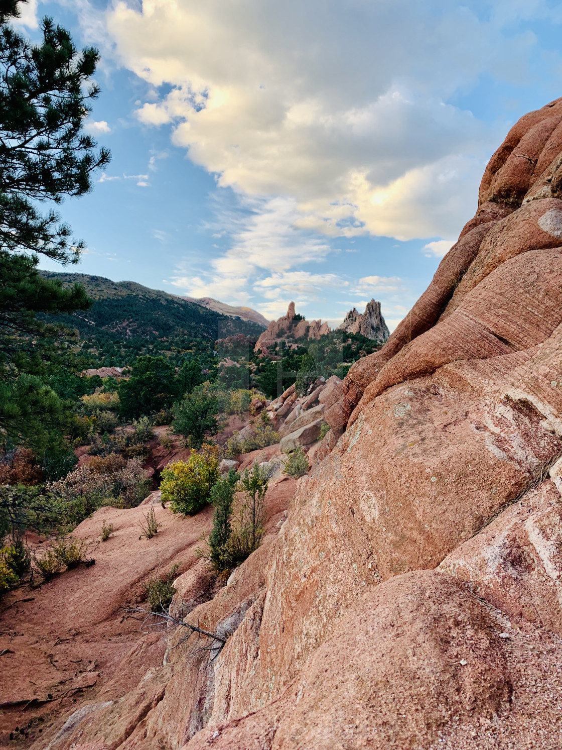 "Garden of the Gods" stock image