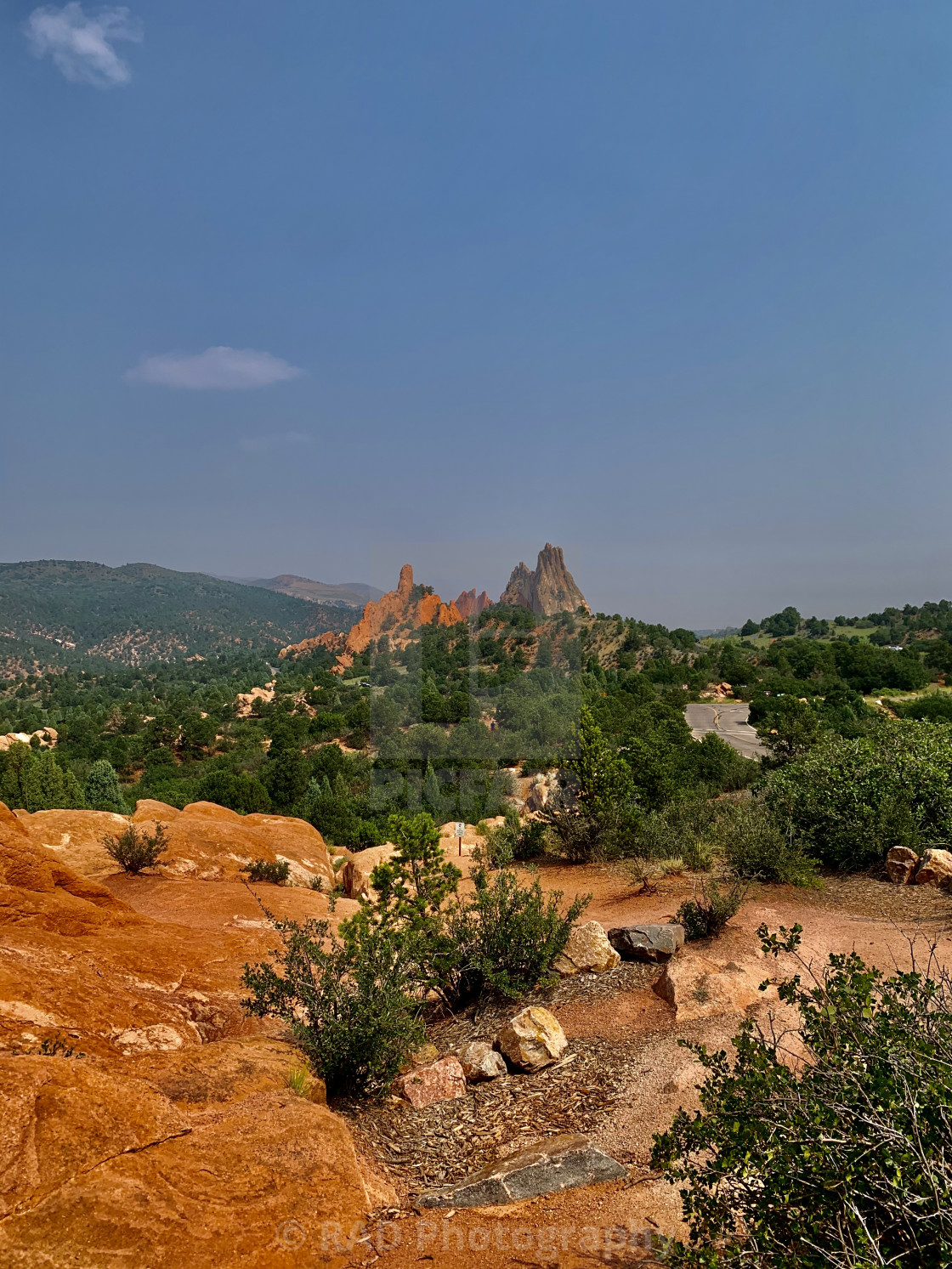 "Garden of the Gods" stock image