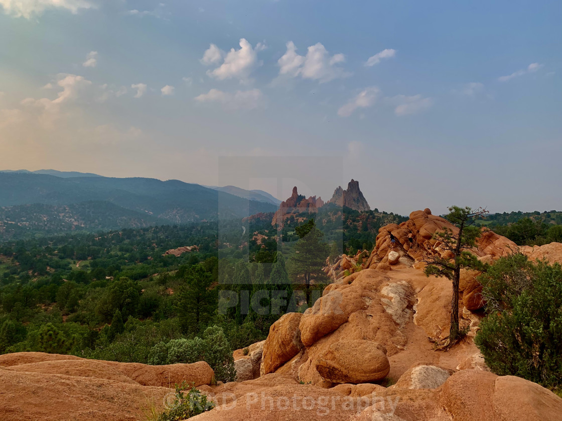 "Garden of the Gods" stock image