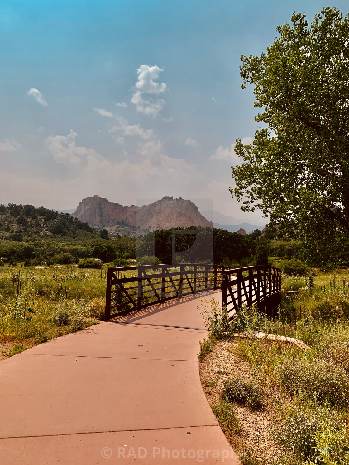 "Garden of the Gods Path" stock image