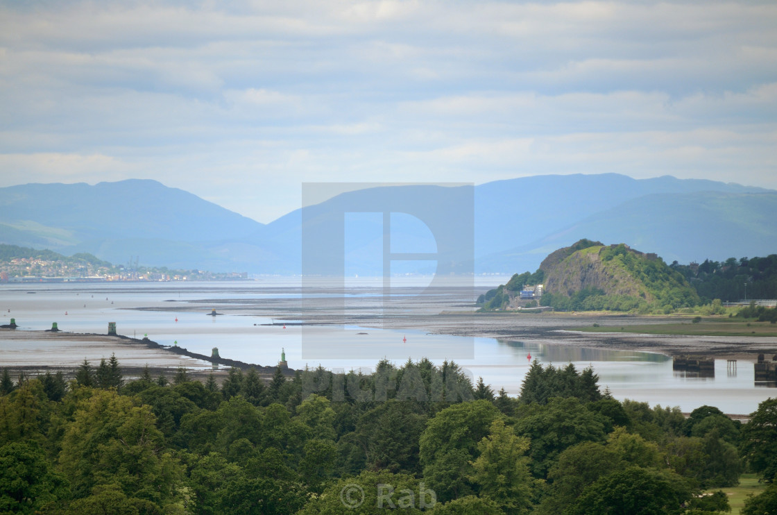 "Dumbarton Rock" stock image