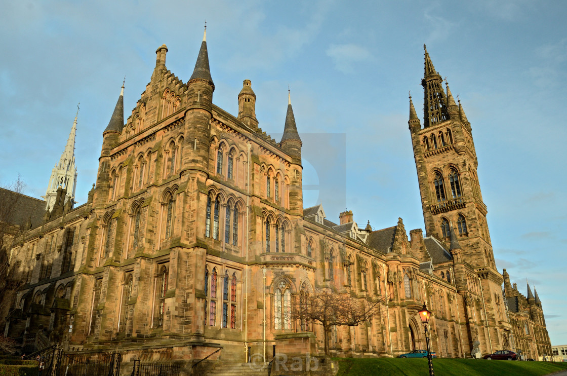 "Glasgow University" stock image