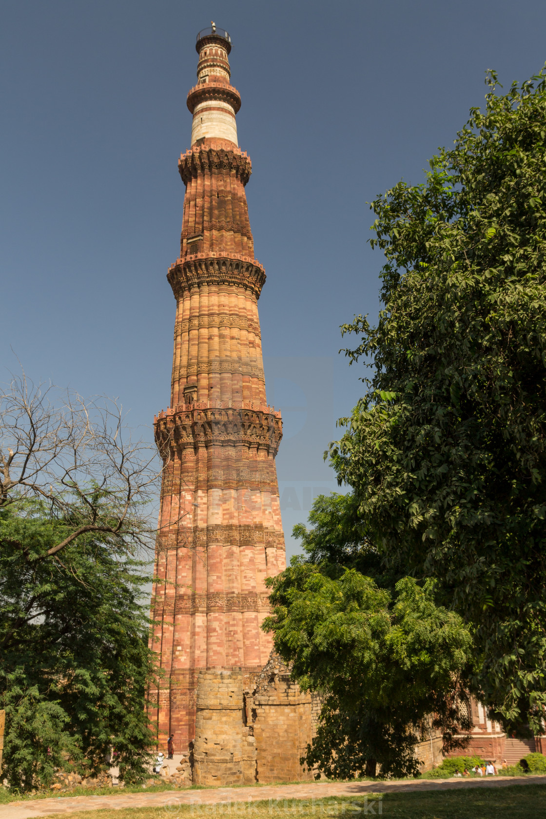 "Qutb Minar - a World Heritage Site site in Delhi" stock image