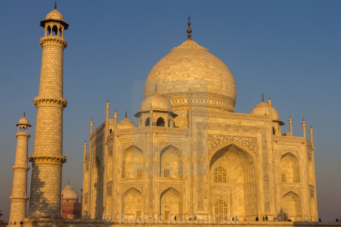 "Golden Taj Mahal" stock image