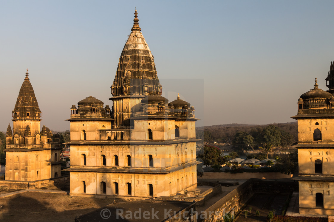 "A chhatria in Orchha. Madhya Pradesh, India" stock image