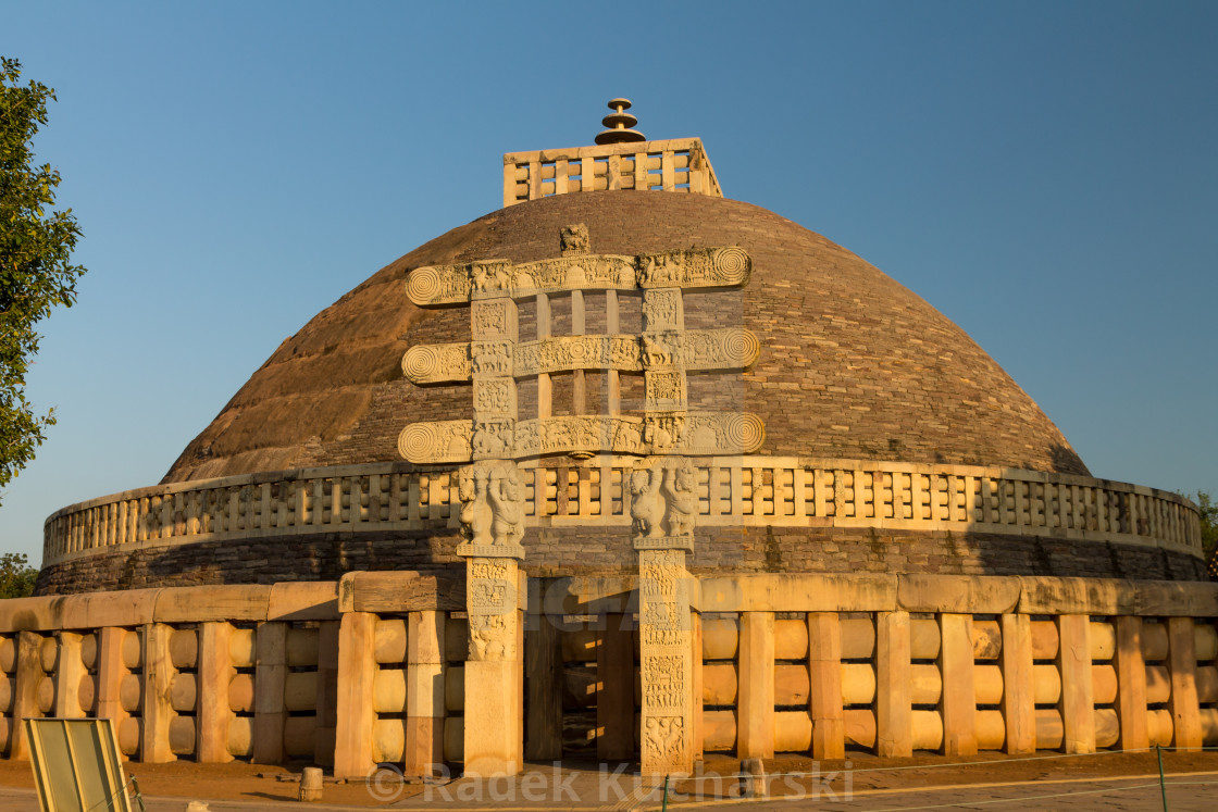 "Sanchi Stupa" stock image