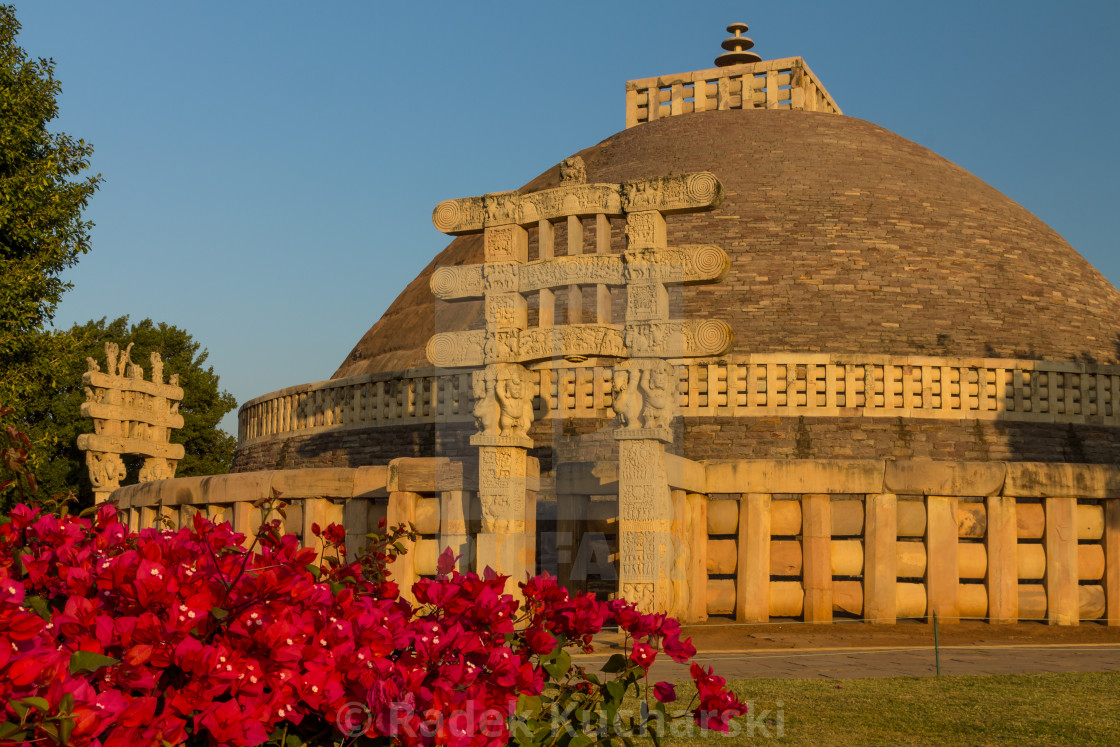 "Great Sanchi Stupa" stock image