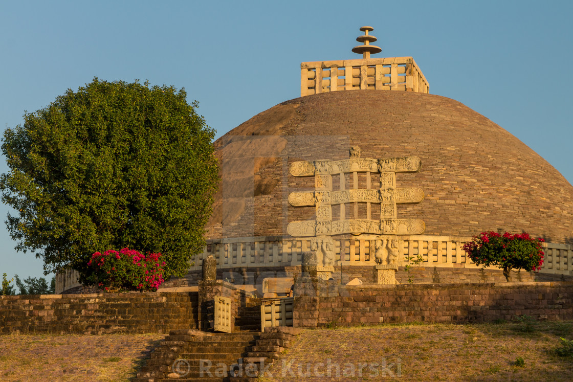 "Sanchi Stupa" stock image