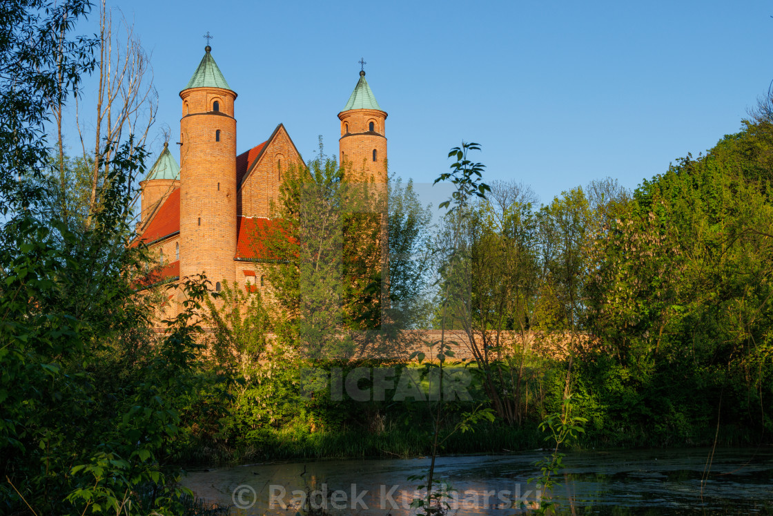 "Brochów parish church" stock image