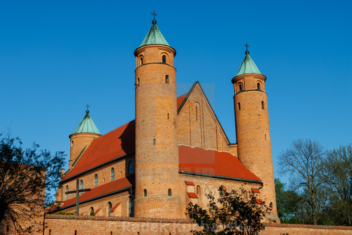 "Brochów parish church" stock image