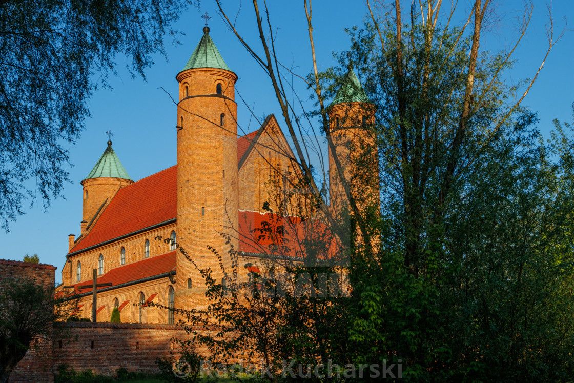 "Brochów parish church" stock image