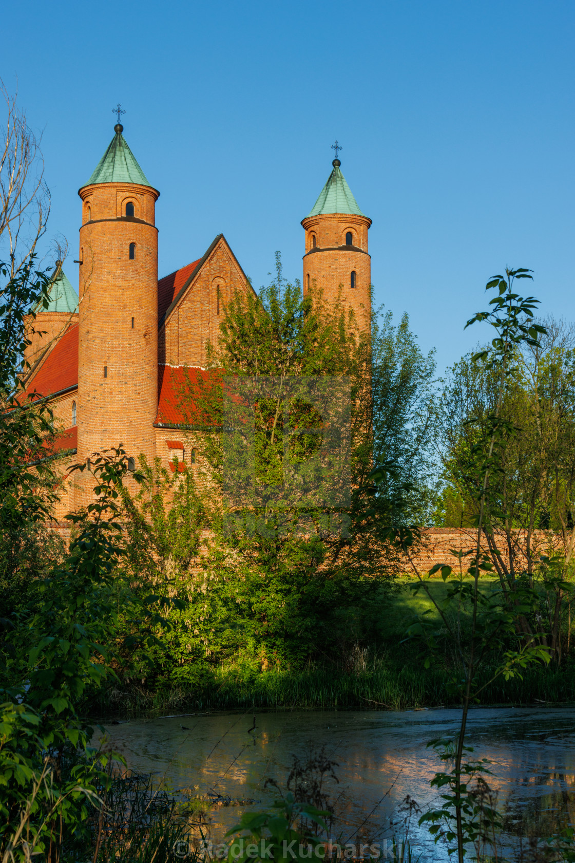 "Brochów parish church" stock image