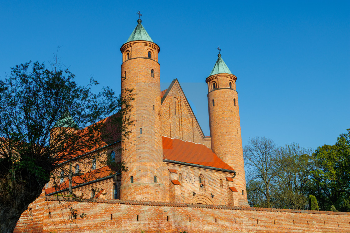 "Brochów parish church" stock image