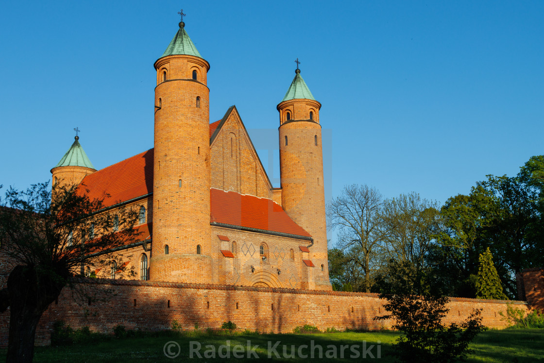 "Brochów parish church" stock image