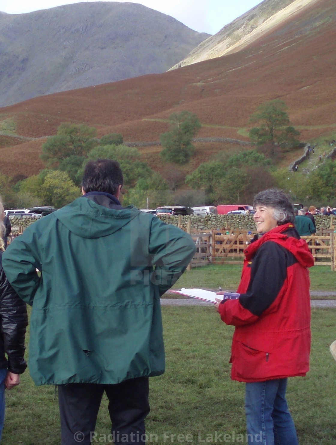 "Wasdale, Eric Robson is Asked to Sign "No Nuclear Dump" petition" by Radiation Free Lakeland - $46.10 "Wasdale, Eric Robson is Asked to Sign "No Nuclear Dump" petition" stock image