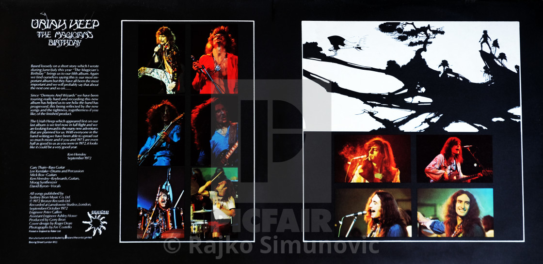 Uriah Heep Lp Total Inside Cover The Magician S Birthday License Download Or Print For 12 40 Photos Picfair