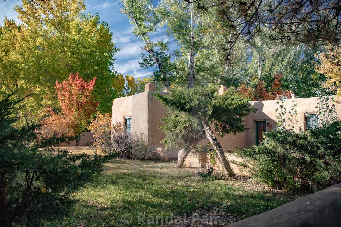 "Adobe guest house" stock image