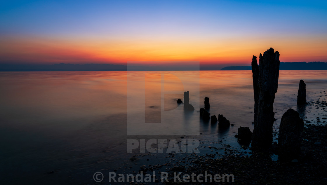 "Where There is Smoke, Picnic Point" by Randal R Ketchem - $15.39 "Where There is Smoke, Picnic Point" stock image