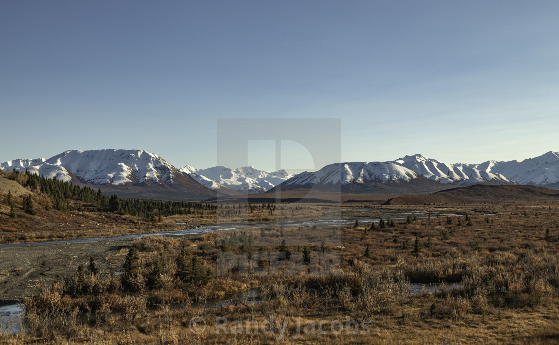 "Alaskan Mountains" stock image