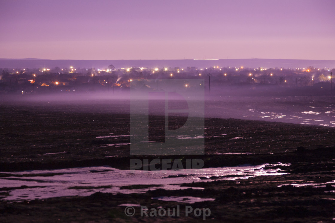 "Fog in the fields" by Raoul Pop - $6.14 "Fog in the fields" stock image