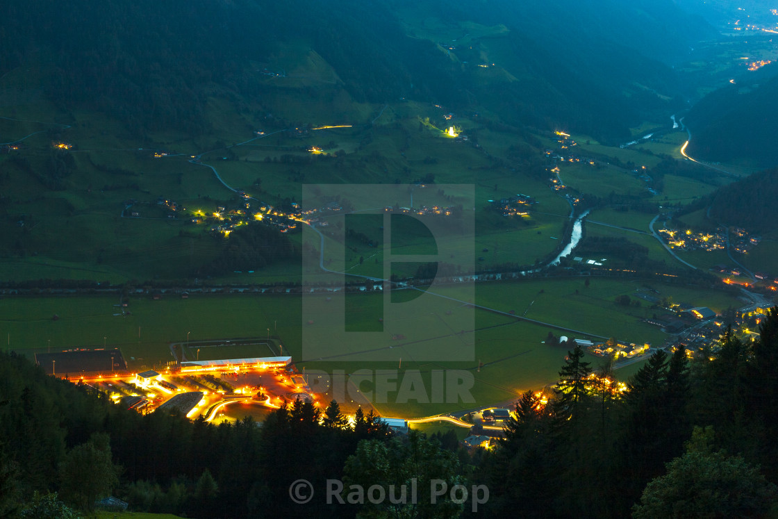 "Matrei at dusk II" by Raoul Pop - £4.00 "Matrei at dusk II" stock image