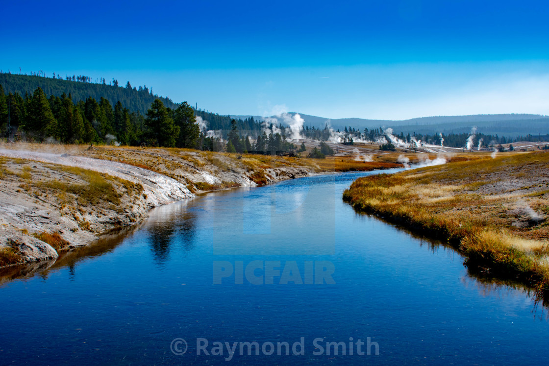 "A forbidding landscape" stock image