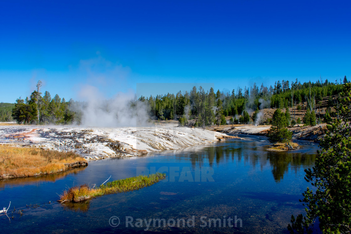 "Firehole River" stock image